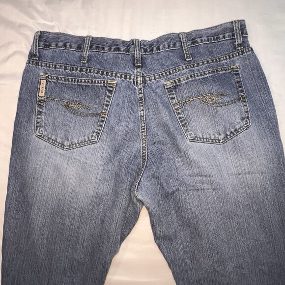 Cinch White Label Jeans Size 36X36 Blue Denim Straight Western Cowboy MB93034002 - Picture 15 of 16